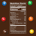 M&M'S Milk Chocolate Candy, Party Size, 2.4 lb Resealable Bag for Parties, Baking & Sharing