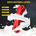 rosapoar natural latex resistance band pull up fitness exercise band