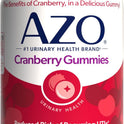 AZO Cranberry Urinary Tract Health Gummies Dietary Supplement, 2 Gummies = 1 Glass of Cranberry Juice, Helps Cleanse & Protect, Natural Berrylicious Flavor, Non-GMO, 72 Gummies