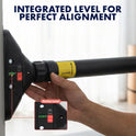 Squatz Adjustable Doorway Pull-Up Bar with Level and Locking Mechanism