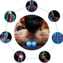 5BILLION FITNESS Double Lacrosse Massage Ball for Physical Therapy and Myofascial Release