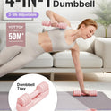 YOTTOY Adjustable Dumbbell Set of 2, 4-in-1 Hand Weights for Women