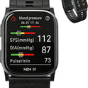 Blood Pressure Monitor Watch with FDA 510(k) Clearance and Heart Rate Monitoring in Gunmetal
