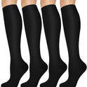 Aoliks Compression Socks for Women and Men, 4 Pairs, Gradient Compression