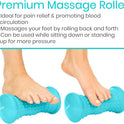 Vive Massage Ball Set for Plantar Fasciitis Relief and Hot Cold Therapy