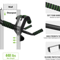 KAKICLAY Upgrade Multi-Grip Pull Up Bar with Smart Hooks