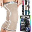 Modvel 2 Pack Knee Brace for Women and Men - Knee Support