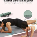 KEEP 7mm Thick Non-Slip Yoga Mat - Extra Wide 32" Fitness Mat for Home Workouts