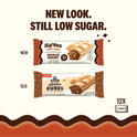 Rip Van Crispy Dunes Vegan Chocolate Hazelnut Wafer Sticks – Low-Calorie Keto Snack with Hazelnut Cream Filling, 90 Calories, Non-GMO, Prebiotic Fiber - 12 Pack