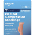 Amazon Basic Care Medical Compression Stockings 20-30 mmHg Beige Medium