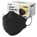 LEVENIS KN95 Face Masks 50 Pack, Breathable and Disposable, Black