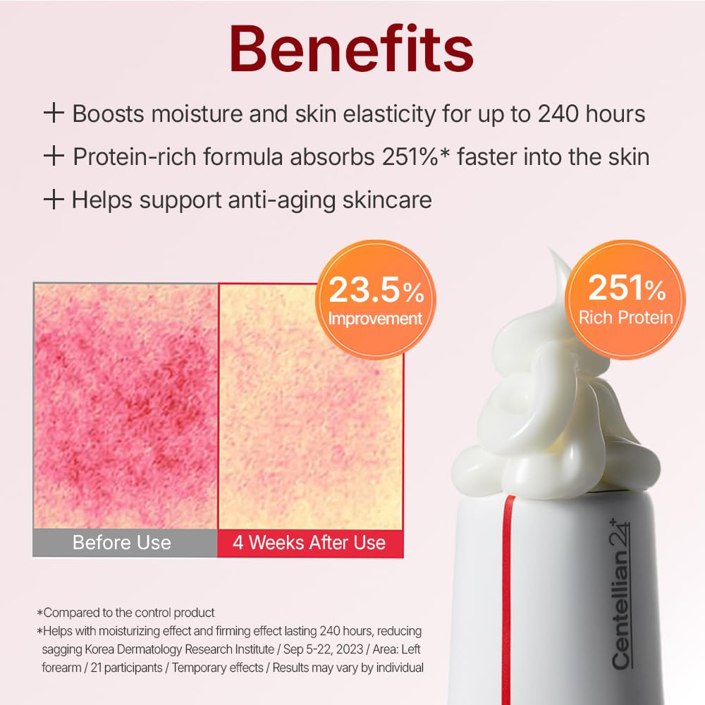 CENTELLIAN 24 Madeca Cream Time Reverse (1.69fl oz) - Advanced Fast-Absorbing & Nourishing, Hydrates, Firms & Reduces Wrinkles, Low Irritation, Korean Skin Care Centella Asiatica, Collagen