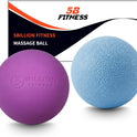 5BILLION FITNESS Double Lacrosse Massage Ball for Physical Therapy and Myofascial Release