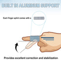 RonJea 5 Pcs Trigger Finger Splints Support Brace Kit