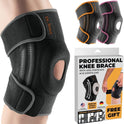 DR. BRACE ELITE Knee Brace with Side Stabilizers for Maximum Support