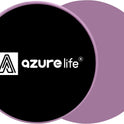 AZURELIFE Dual-Sided Exercise Core Sliders for Carpet & Hardwood