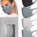 Virtue Code Second Skin Cloth Face Mask Pack 4 Buttery Soft Masks