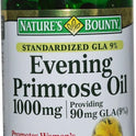 Nature's Bounty Primrose Oil 1000mg, Promotes Women's Health, Herbal Supplement, Gluten Free, 60 Rapid release Softgels