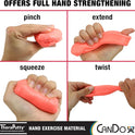 CanDo 10-0901 TheraPutty Standard Hand Exercise Putty, 2-ounce, Tan, 2oz