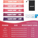 WIKDAY Resistance Bands Set of 5 for Men Women Exercise Loop Bands