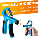 Grip Strength Trainer 7 Pack Adjustable Resistance Extensor Bands Finger Exerciser Hand Gripper