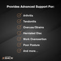 Copper Fit X-Back Brace for Lower Back Pain and Lumbar Support - Adjustable and Breathable Design