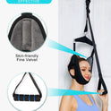 comness cervical neck traction device over door for home use portable neck stretcher