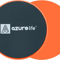 AZURELIFE Dual-Sided Exercise Core Sliders for Carpet & Hardwood
