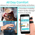 Vive Finger Splint 2 Pack - Universal Finger Straightener and Support