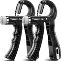 Hand Grip Strengthener 2 Pack - Adjustable Resistance 10-130 lbs, Forearm Exerciser for Muscle Building & Injury Recovery