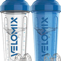 Velomix 28oz Protein Shaker Bottles - 2 Pack, Leak-Proof