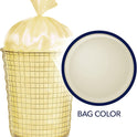 Color Scents Medium Trash Bags - 8 Gallon, 40 Bags (1 Pack of 40 Bags) Twist Tie - Cream Color Bag in Vanilla Flower Scent with Microban