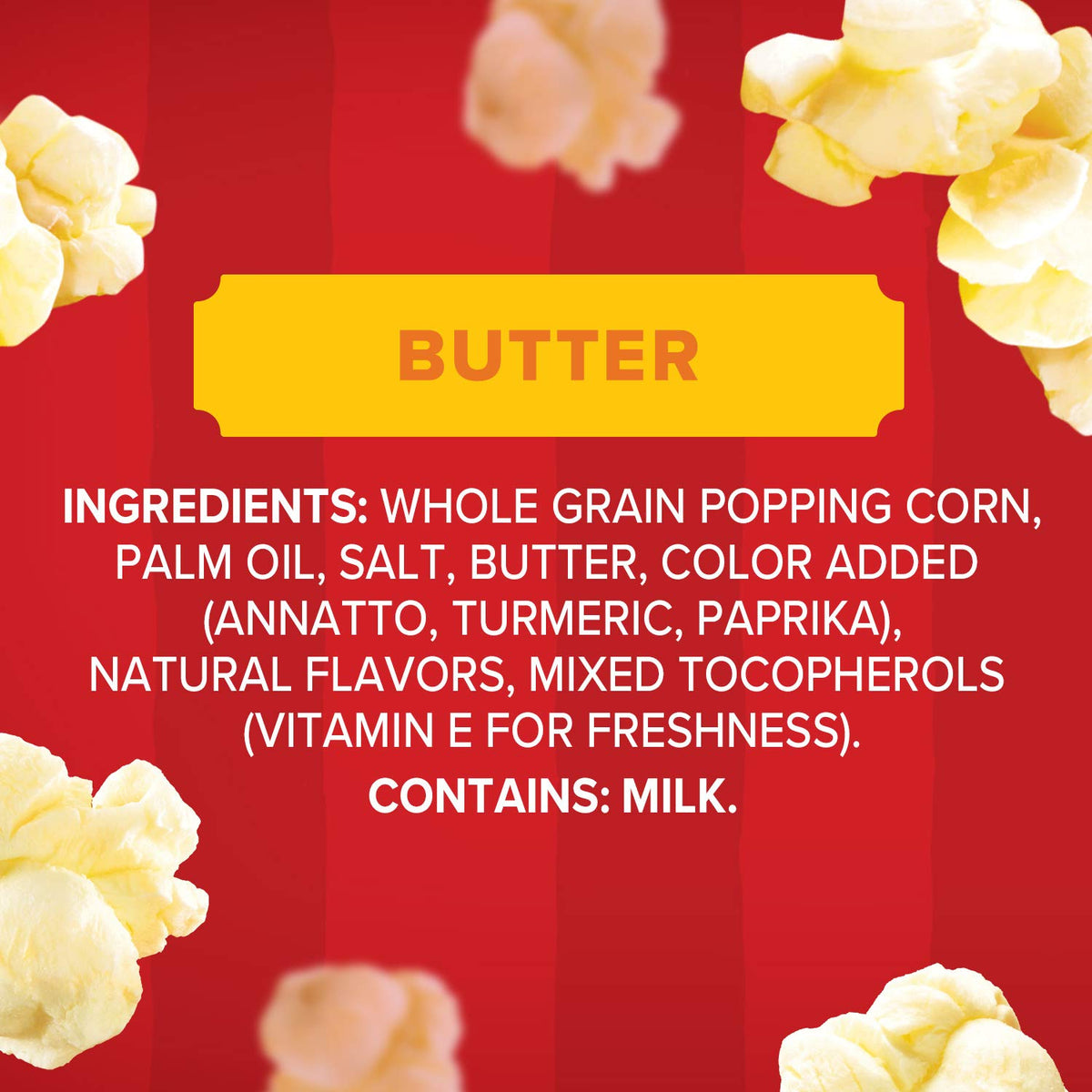 Orville Redenbacher’s Microwave Popcorn, Butter Flavor, 3g Fiber Per Serving, 3.29 oz., 36-Count