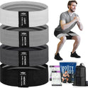 Resistance Bands for Working Out with 4 Booty Bands Set