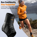 Slim-Fit Ankle Brace for Sprained Ankle, Quick Lace Up Ankle Support for Women Men