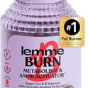 Lemme Burn - Metabolism, Belly Fat Burning + AMPK Activating Supplement for Men & Women w/Clinically Studied Actiponin Gynostemma, Green Tea Extract, Vitamins B6 & B12 - Gluten Free, 60 Count