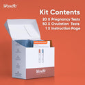 Wondfo 50 Ovulation and 20 Pregnancy Test Strips Kit