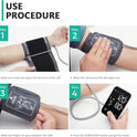 Oklar Upper Arm Blood Pressure Monitor with Large Display and Adjustable Cuff
