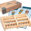 TheraFlow Wooden Foot Roller for Plantar Fasciitis Relief and Neuropathy Pain