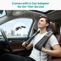 Nekteck Shiatsu Neck Massager with Heat for Pain Relief, 2026 Upgraded 3D Back Shoulder Kneading Massage Pillow, Black