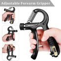 Grip Trainer Set: Forearm Strengtheners, Finger Trainers, Counting Grips, Balls (5-Pack)