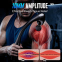 FVZ Massage Gun with Upgraded Extension Handle, 10MM Deep Tissue Massager for Pain Relief