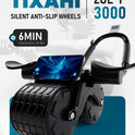 2026 Upgraded Automatic Rebound Ab Roller with Elbow Support for Core Strength Training