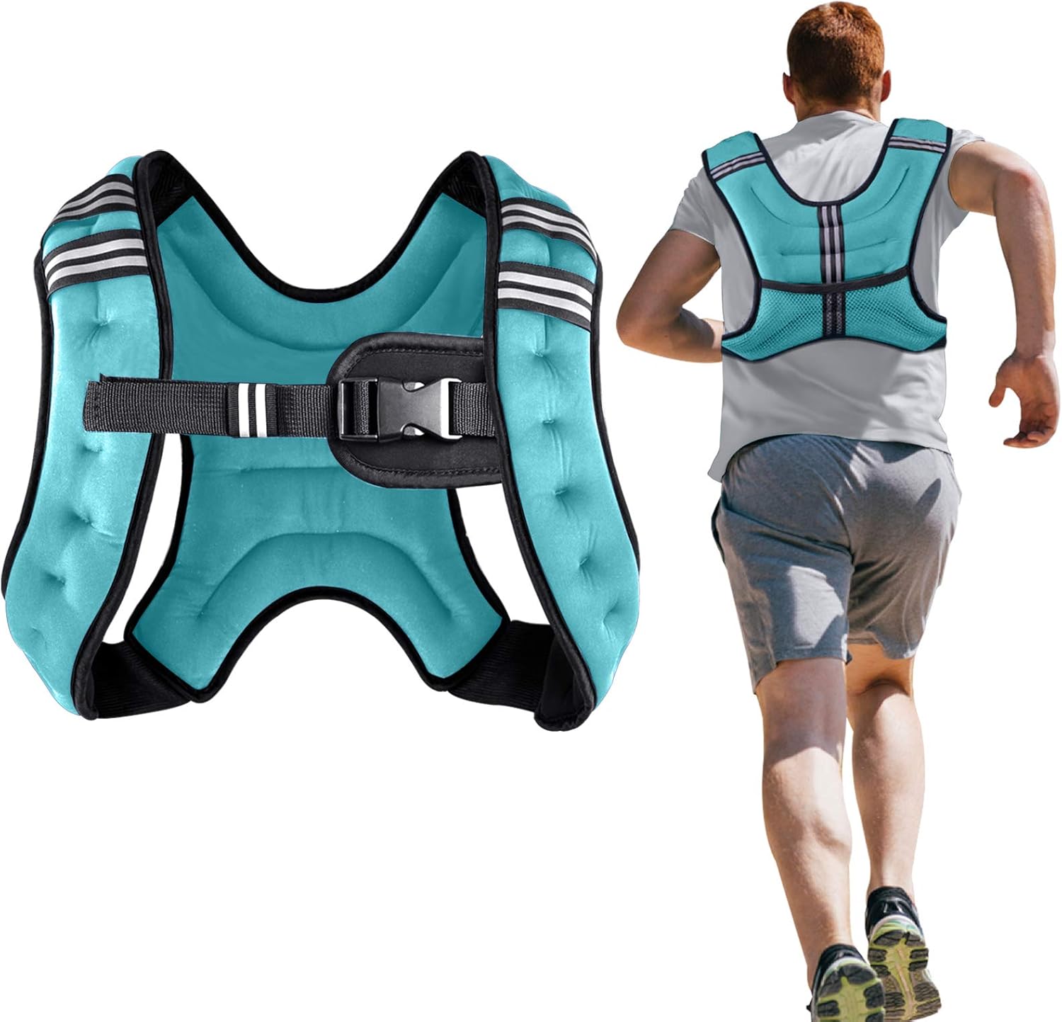 Henkelion Weighted Vest for Men, Women & Kids - Adjustable Weight Vest for Running, Training, Jogging, Walking