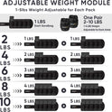 APEXUP Adjustable Ankle Weights 10lbs Pair, Modularized Leg Straps for Yoga, Walking, Running