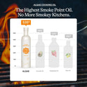 Algae Cooking Club Chef-Grade 100% Algae Cooking Oil - Avocado Oil Alternative - 535°F High Smoke Point - Omega-9 Rich, Neutral Buttery Flavor - Seed Oil-Free - For Searing, Baking, Frying (16 fl oz)