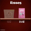 HERSHEY'S HUGS & KISSES Assorted Flavored, Valentine's Candy Bag, 21.4 oz