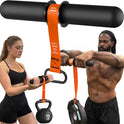 FitBeast Forearm Strengthener & Wrist Roller - Grip Strength, Muscle Building, Rehab