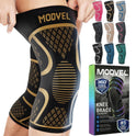 Modvel 2 Pack Knee Brace for Women and Men - Knee Support