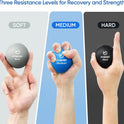FitBeast Grip Strength Trainer - 6-Piece Hand Therapy Set for Strength, Recovery & Stress Relief